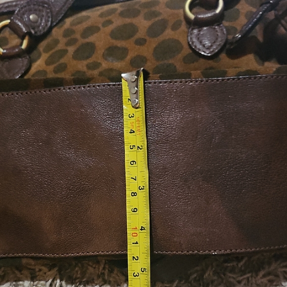 Moschino Dark Brown Polka Dot Bag - Picture 4 of 9